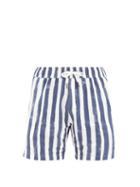 Matchesfashion.com Onia - Charles 7 Striped Swim Shorts - Mens - Blue White