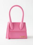 Jacquemus - Chiquito Moyen Leather Handbag - Womens - Pink