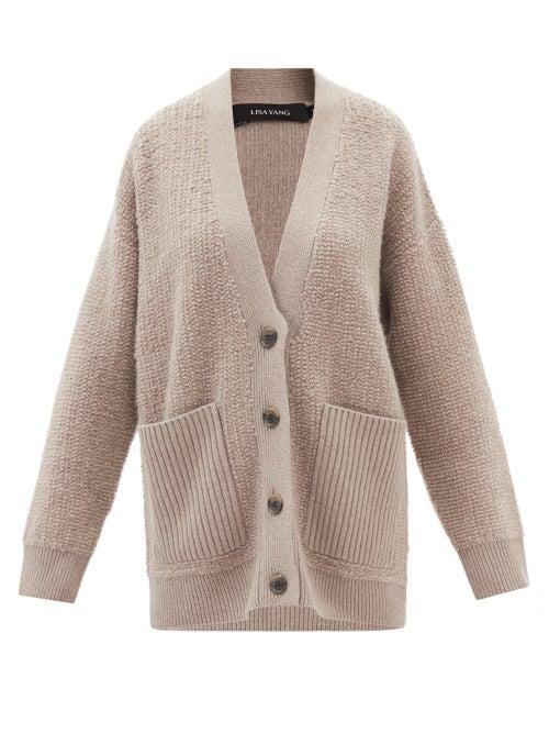 Lisa Yang - Joy Patch-pocket Cashmere Cardigan - Womens - Mid Brown