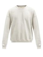 Matchesfashion.com Jeanerica Jeans & Co. - Louis Garment-dyed Cotton-jersey Sweatshirt - Mens - Grey