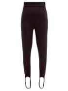 Matchesfashion.com Isabel Marant - Nanou Stirrup-cuff Jersey Leggings - Womens - Black