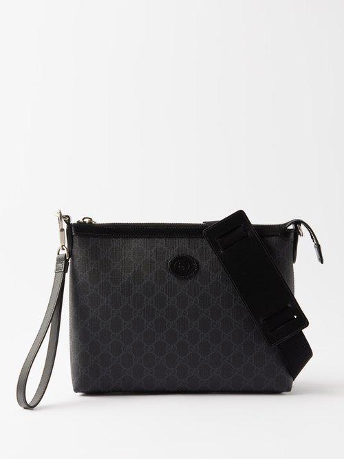 Gucci - Gg-supreme Canvas Cross-body Bag - Mens - Black