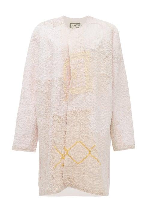 Matchesfashion.com By Walid - Miro 19th Century Cotton Crochet Coat - Womens - Ivory Multi