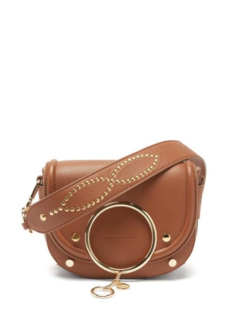 Matchesfashion.com See By Chlo - Mara Grained-leather Cross-body Bag - Womens - Tan