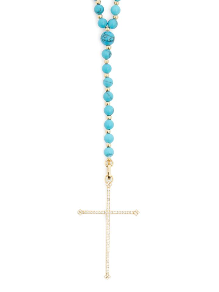 Diane Kordas Diamond, Turquoise & 18kt Gold Necklace