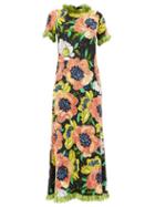 Matchesfashion.com Ashish - Floral Sequinned Maxi Dress - Womens - Multi