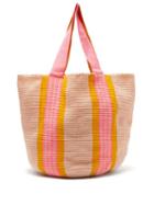 Matchesfashion.com Sophie Anderson - Jonas Woven Tote Bag - Womens - Orange Multi