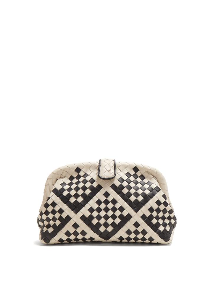Bottega Veneta The Lauren 1980 Intrecciato Leather Clutch