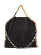 Stella Mccartney - Falabella Faux-leather Shoulder Bag - Womens - Black