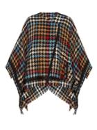 Etro Hound's-tooth Checked Wool-blend Cape