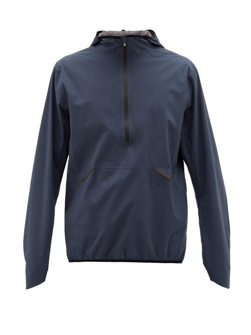Matchesfashion.com On - Half-zip Waterproof Hooded Anorak - Mens - Navy