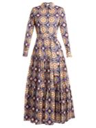 La Doublej Editions Long-sleeved Maxi Cotton Shirtdress