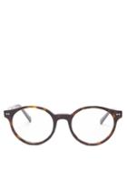 Ladies Accessories Celine Eyewear - Round Tortoiseshell-effect Acetate Glasses - Womens - Tortoiseshell