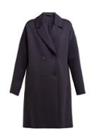 Matchesfashion.com S Max Mara - Charlot Coat - Womens - Navy