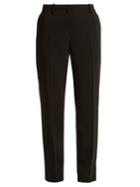 No. 21 Mid-rise Slim-leg Stretch-crepe Trousers