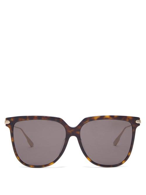 Matchesfashion.com Dior Eyewear - Diorlink D-frame Tortoiseshell-acetate Sunglasses - Womens - Tortoiseshell