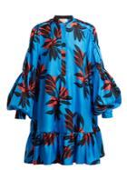 Roksanda Aviana Floral-print Silk Dress