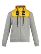 Valentino Detachable-hood Zip-up Cotton-blend Sweatshirt
