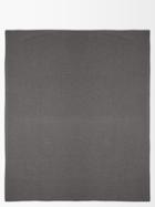 Brunello Cucinelli - Ribbed-knit Cashmere Blanket - Grey