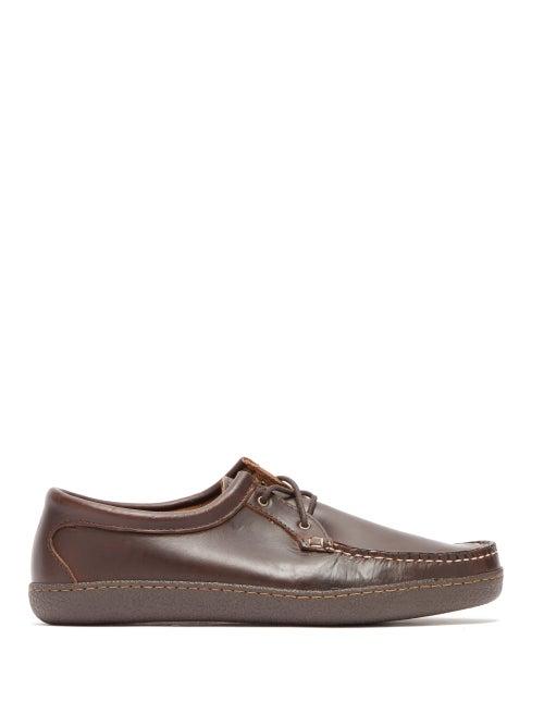 Matchesfashion.com Quoddy - Tukabuk Ii Leather Moccasins - Mens - Brown