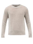 Iris Von Arnim - Henry Linen Sweater - Mens - Grey