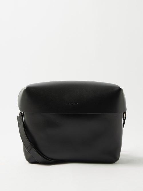Jil Sander - Leather Cross-body Bag - Mens - Black