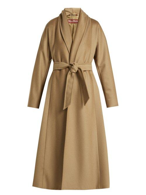 Matchesfashion.com Max Mara Studio - Sorbona Coat - Womens - Camel