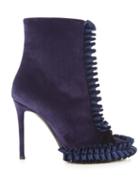 Marco De Vincenzo Velvet Ankle Boots