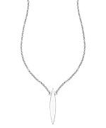 Sterling Silver Long Horizon Necklace
