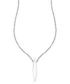 Sterling Silver Long Horizon Necklace