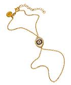Crystal And Gold Evil Eye Harem