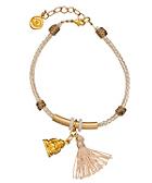 Mesh Cylinder Tassel And Buddha
