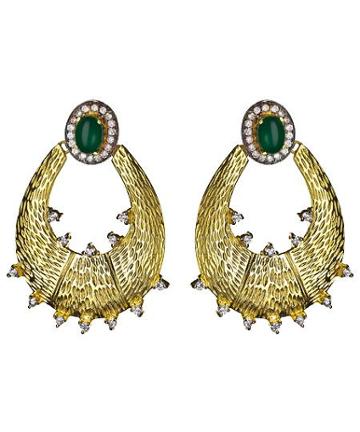 Green Quartz Saya Hoop