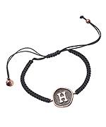 Rose Gold And Macrame Reversible Initial