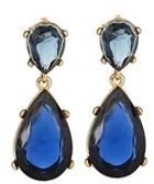 Blue Austrian Crystal Teardrop