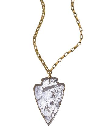 Angie Quartz Arrowhead Necklace