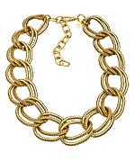 Large Gold Chain Link Necklace