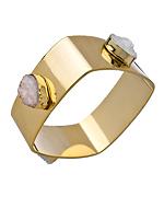 Gold And Crystal Gemma Square