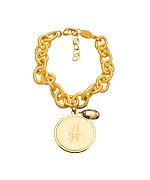 Gold And Crystal Initial