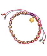 Multicolor Macrame And Gold
