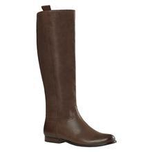  Tall Leather Riding Boots-8-dark Brown