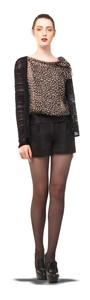  Long Sleeve Cardigan-l-black