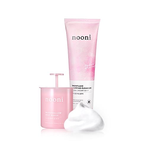 Nooni Snowflake Whipping Cleanser 150ml + Free Marshmallow Whip Maker