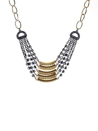 Mixed Metal Layer Necklace