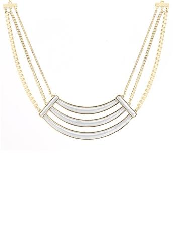 Enameled Collar Necklace