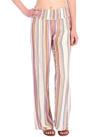 Surf Gypsy By Vintage Havana Stripe Monica Wide Leg Pant