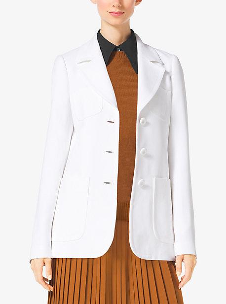 Michael Kors Collection Double Crepe-sable Blazer
