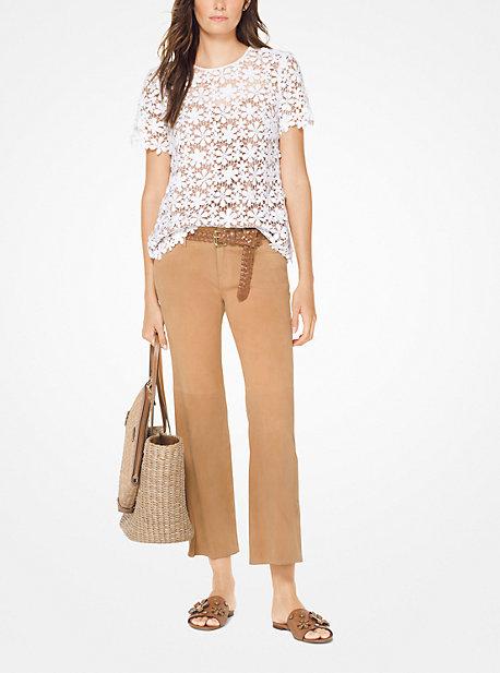 Michael Michael Kors Mixed Floral Lace Top