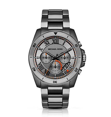 Michael Kors Brecken Gunmetal-tone Watch