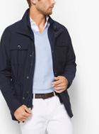 Michael Kors Mens Wool And Nylon Field Jacket